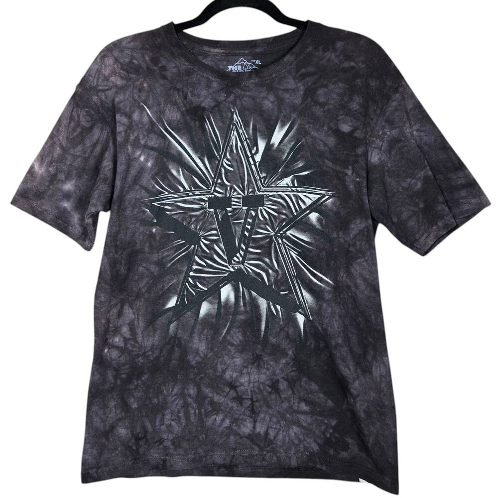 The Mountain Vanderbilt University T Shirt Youth XLarge Black Wash Tie Dye‎ Tee